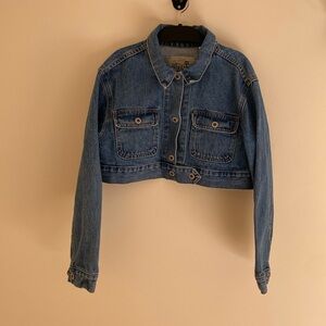 Levi Silver Tab Cropped Denim Jacket
